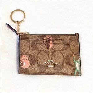 Coach Mini Skinny ID Case - Party Animal